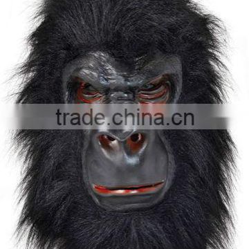 GORILLA MASK - FULL OVERHEAD LATEX / RUBBER WITH FUR - FANCY DRESS HALLOWEEN MK080