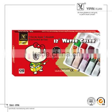 Wholesale 12 Colors Kids Water Color Paint Set