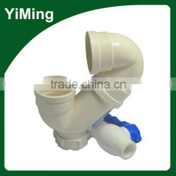 YiMing Pipe Junction Pvc s Type Trap Checking Hole Gutter Fittings Wholesale Price photo-3
