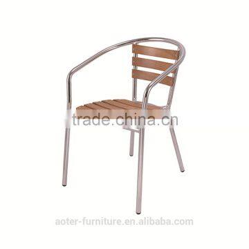 Outdoor Garden Antique Wood Design Dining Coffee Chair photo-3