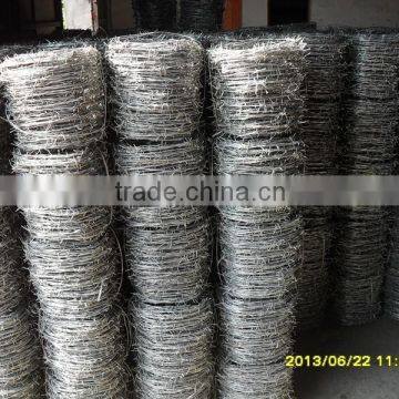 Factory supply PVC coatd/galvanized barbed wire made in China