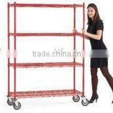 Colorful Metal Wire Shelving for Commercial use,Factory,Household