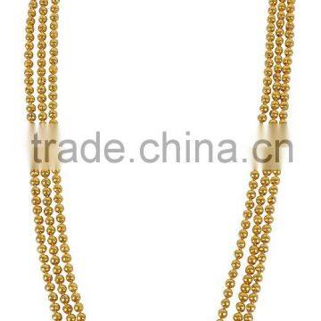 Bollywood Indian Style Amazing Gold Plated 3 Line String Set photo-3