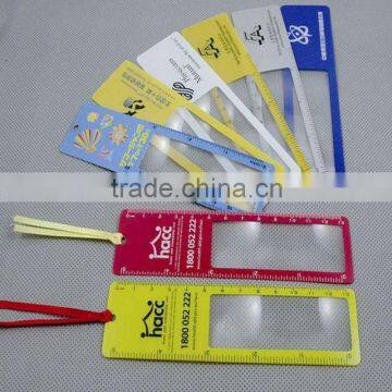 PVC magnifier bookmark with business cards good for business ideas