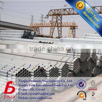 size of galvanized iron tubes fence price