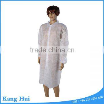 Non-woven fabric disposable short lab coat for nursing