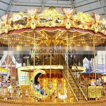 New Design Double Carousel Merry Go Around