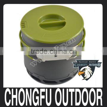 Portable 1-2 People Outdoor Camping Cookware Heat Collecting Exchanger Cooking Pot                        
                                                Quality Choice