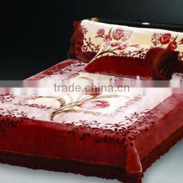 100% Polyester Printed & Super Soft Blanket Set photo-1