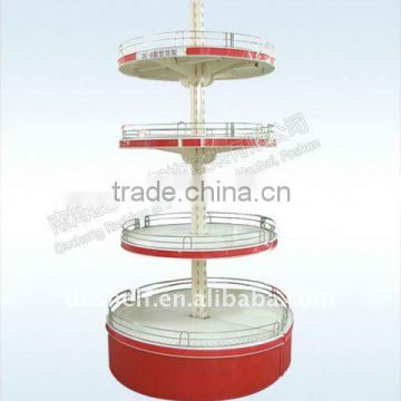 Dachang Manufacturer light duty round display rack