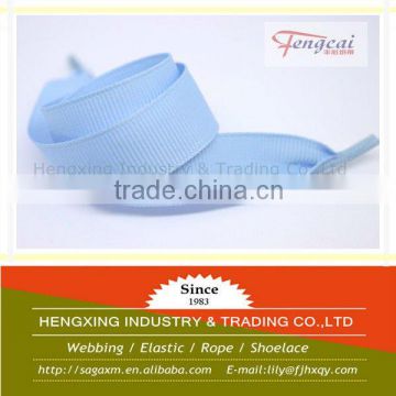 2.5cm width blue fluorescent polyester bag strap ribbon