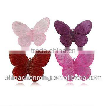 transparent acrylic butterfly bead for decoration