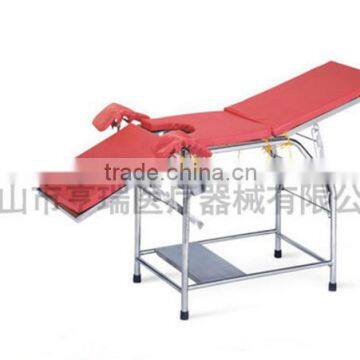 Stainless Steel Gynecological Examination Table Bed