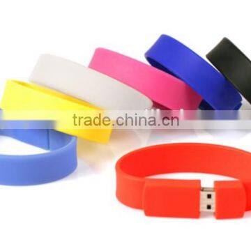 Wrist band silicon usb flash drive for promotional gift