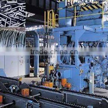 Foundry Rebar Sandblasting Equipment, Steel rebar sand blasting machine