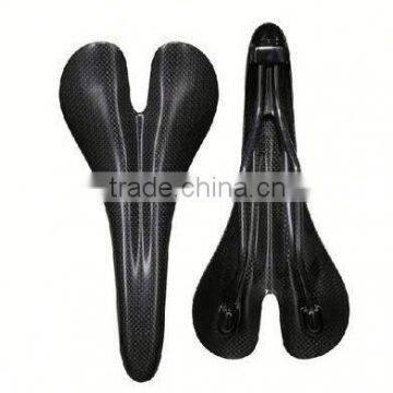 Weight light new product 2014 hot road bicycle or mountain bike carbon fiber saddle saddle chair