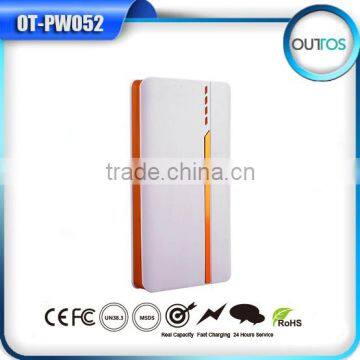 Portable ultra slim 8000mah li-polymer battery power bank