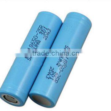 20A, 2500mah Samsung INR 18650 25R Battery Li-ion Rechargeable Available!