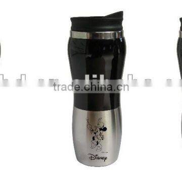 Customized promotional tumbler mug stainless steel with logo imprinted or engraved