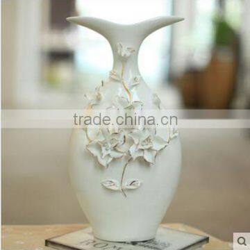 Hand made white Vienna style porcelain for home decoration