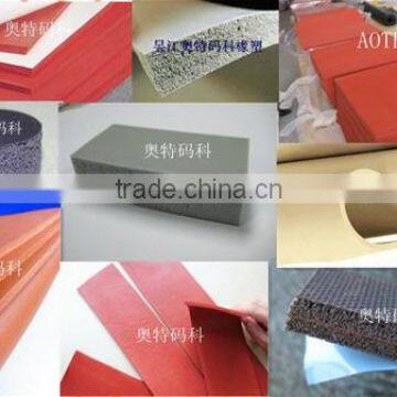 High temperature 6mm silicone foam board with self-adhesive