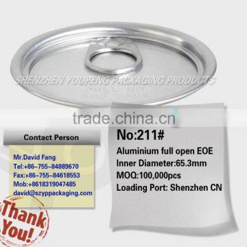 211# aluminum full open EOE