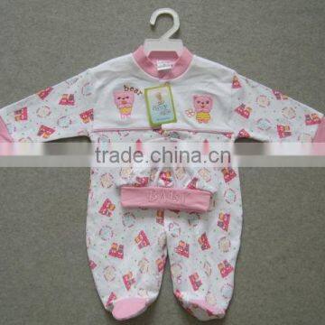 Baby suit hat set