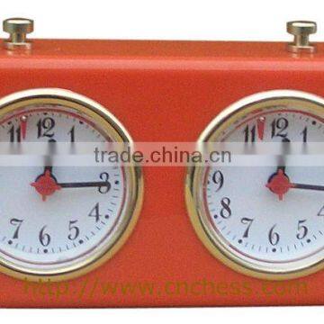 chess clock with orange