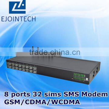 goip 8 gsm/cdma/wcdma modem bulk sms gateway device