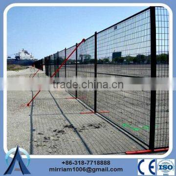 high quality low prices Canada hot-dipped galvanized PVC coated welded temporary fence