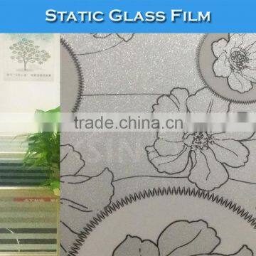 WB28 Removable Window Decoration Stickers 3D Static Glass Film