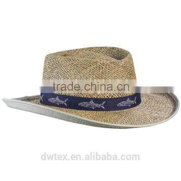 Wholesale Customaize Band 100%Paper Farmers Straw Hats