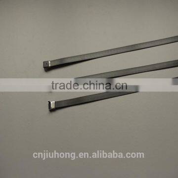 SS316 Black Coated Stainless Steel Wing Seals Cable Ties