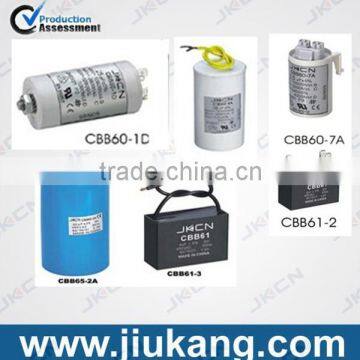 CBB61 ceiling fan capacitor with UL, CE certificate