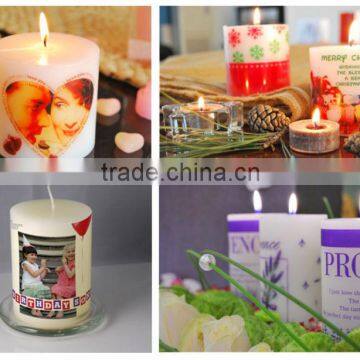 LED lights candle printing machine price/ mug/golfball printer