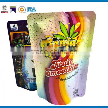 high quality food grade stand pouch with customized logo printing