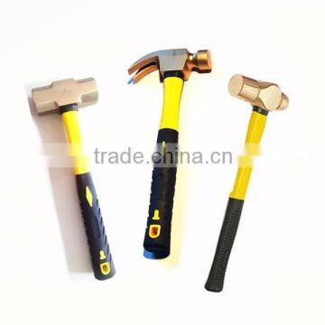 Tools Hammer,Anti Spark Brass Safety Hammer