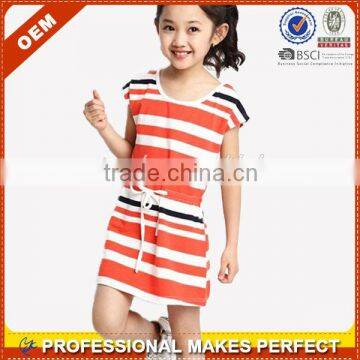 Casual Stripe Skirt With Waistband Custom (YCT-C0093)