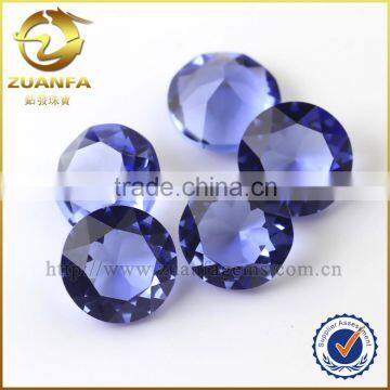 Decorative colored glass stones, round brilliant cut vase decor gem stones glass, fake diamond decorations