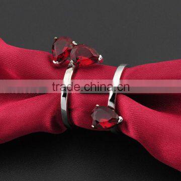 Modern Design Cheap Wholesale Heart Shaped Ruby Ring photo-6