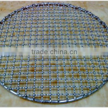 Crimped woven wire mesh/stainless steel BBQ crimped wire mesh