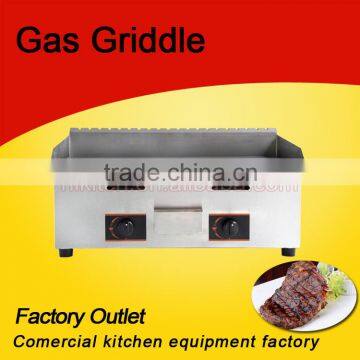 Strong and durable with cabinet gas griddle fryer