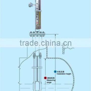 UHZ 517T14 magnetic level gauge special for PLG water level sensor probe