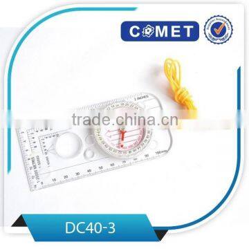Best selling DC40-3 pocket compass,compass key chain,drawing compass