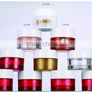 High quality plastic jar plastic cosmetic jar plastic cream jar plastic jar screw lid