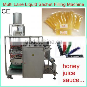 High-efficiency Automatic Sachet Oil Filling Machine/ Vertical Multi Lane Liquid filling Machine