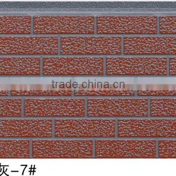 decorative exterior wall siding panel/pu sandwich panel/wall cladding panel/facade wall panel