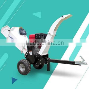 Petrol wood chipper with Loncin 15hp engine