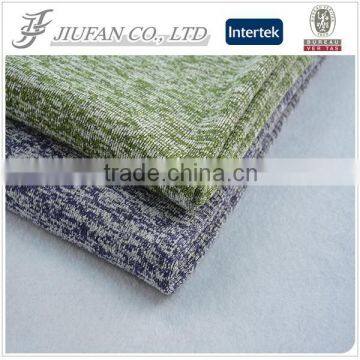 Jiufan Textile Hot Selling Plain Dyed Knit 100% Polyester composition French Terry Fleece Fabric with brushed for Sportswear