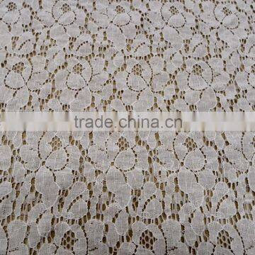 tianhua nylon cotton lace fabric 100% cotton fabric knitted lace designs